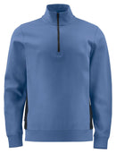 2128 SWEATSHIRT 1/2 ZIP Blue - Suomen Brodeeraus