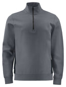 2128 SWEATSHIRT 1/2 ZIP Grey - Suomen Brodeeraus
