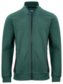 2129 SWEATSHIRT FULL ZIP Forest green - Suomen Brodeeraus