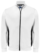 2129 SWEATSHIRT FULL ZIP White - Suomen Brodeeraus