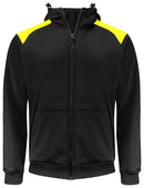 2133 Hood Jacket Black/HVyell 3XL - Suomen Brodeeraus