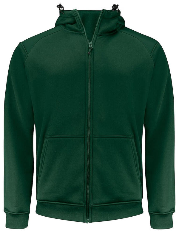 2133 Hood Jacket Forest green XL - Suomen Brodeeraus