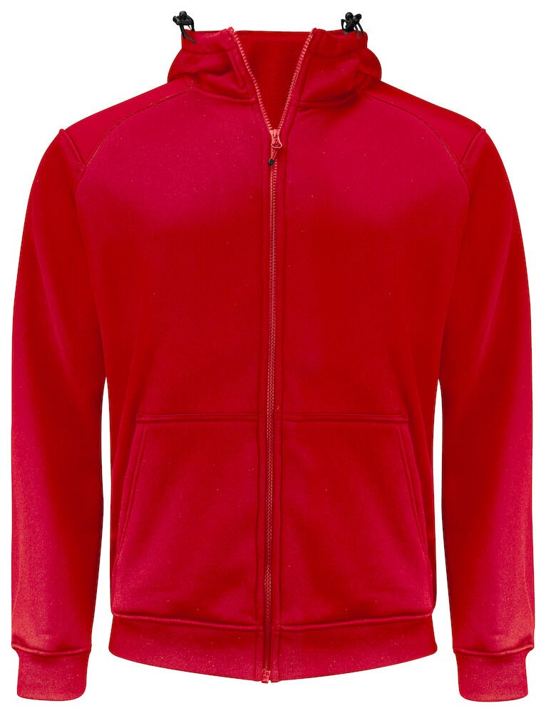 2133 Hood Jacket Red L - Suomen Brodeeraus