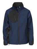 2423 Softshell jacket women Navy - Suomen Brodeeraus