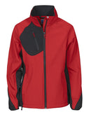 2423 Softshell jacket women Red - Suomen Brodeeraus