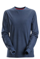 PW NAISTEN T-PAITA pitkähihainen navy