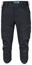 2554 3/4 PANT Black C44 - Suomen Brodeeraus