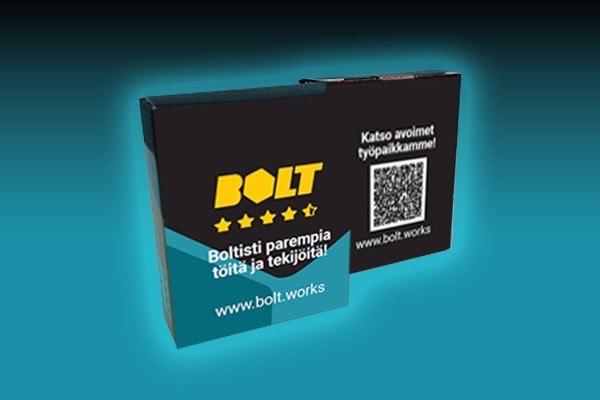 BOLT-KARKKIRASIA-TYÖNHAKIJALLE