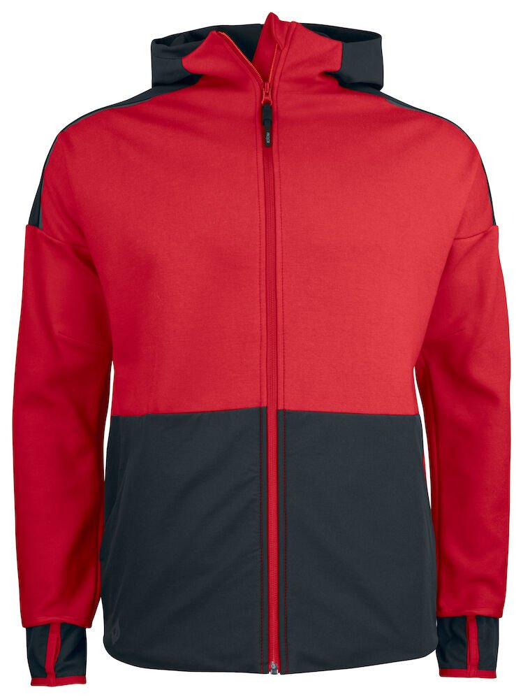 3120 TECHNICAL HOODIE Red - Suomen Brodeeraus