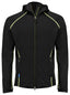 3314 Hood jacket Black/HVyell 3XL - Suomen Brodeeraus