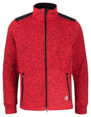 3318 FLEECE JACKET Red - Suomen Brodeeraus