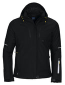 3413 3 LAYER PADDED JACKET Black - Suomen Brodeeraus