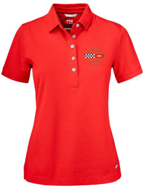 CORVETTE CB Advantage Polo women Red