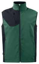 3702 VEST SOFTSHELL Forest green - Suomen Brodeeraus