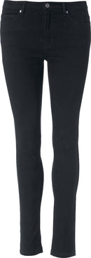 5-pocket Stretch Pants ladies Black - Suomen Brodeeraus