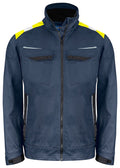 5427 JACKET INCREASED VISIBILITY Navy/Yellow 2XL - Suomen Brodeeraus