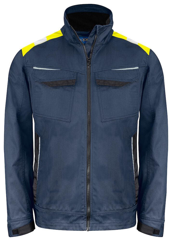 5427 JACKET INCREASED VISIBILITY Navy/Yellow M - Suomen Brodeeraus