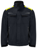 5437 JACKET INCREASED VISIBILITY Black/HVyell 2XL - Suomen Brodeeraus