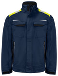 5437 JACKET INCREASED VISIBILITY Navy/Yellow 2XL - Suomen Brodeeraus