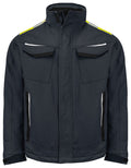 5438 JACKET INCREASED VISIBILITY Black/HVyell 2XL - Suomen Brodeeraus