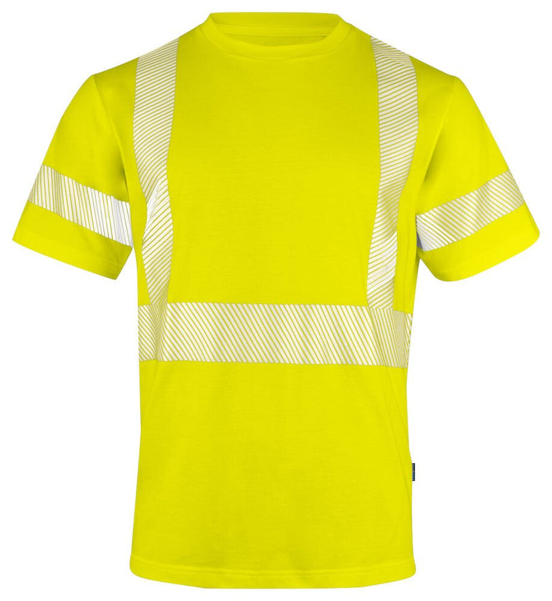 6013 TSHIRT HI VIZ Yellow - Suomen Brodeeraus