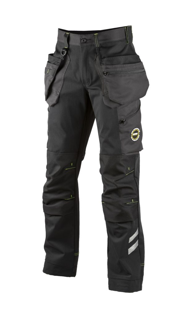 Dimex 6086 Superstretch pants black/grey 54