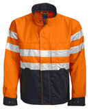 6401 JACKET HV Oran/bl - Suomen Brodeeraus