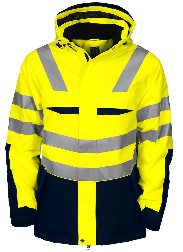 6418 JACKET HV Yellow - Suomen Brodeeraus