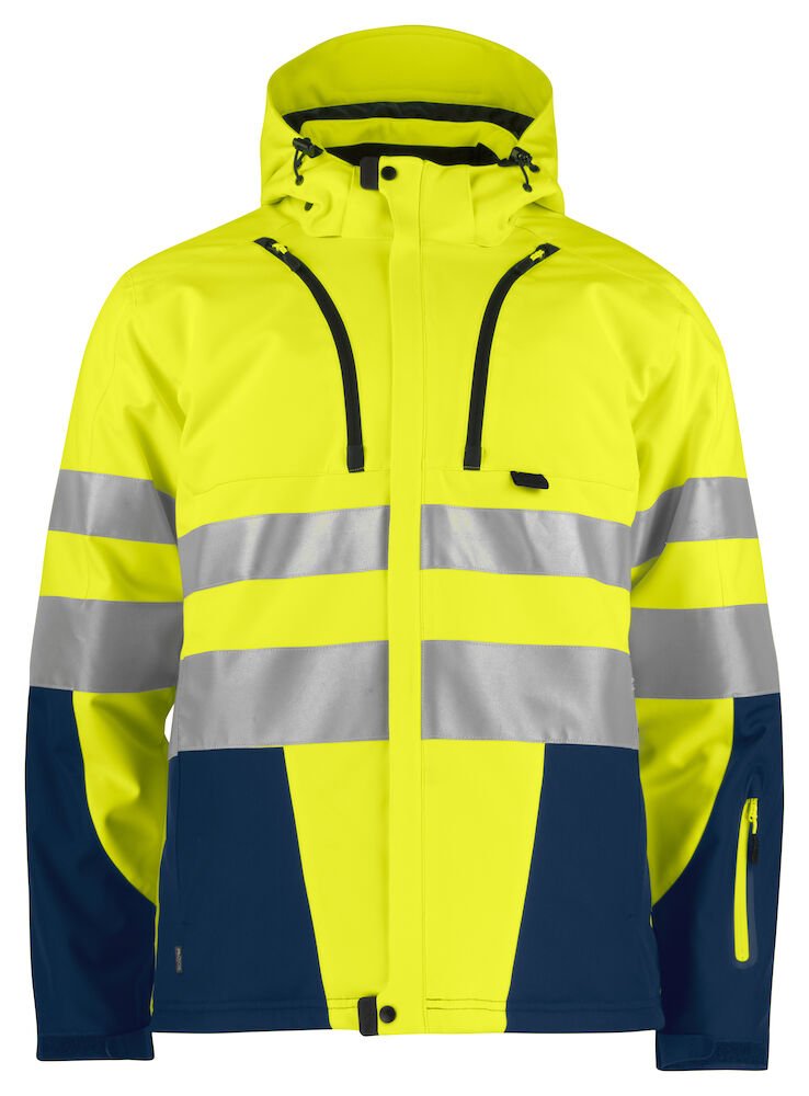 6420 3 LAYER PADDED JACKET Yellow - Suomen Brodeeraus