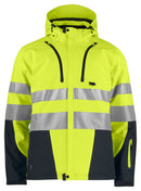 6420 3 LAYER PADDED JACKET Yellow/Bl - Suomen Brodeeraus