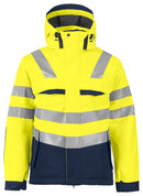 6422 PADDED JACKET HV Yellow - Suomen Brodeeraus