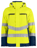 6441 PADDED JACKET HV Yellow - Suomen Brodeeraus