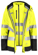 6445 JACKET 3-1 HI VIZ Yellow - Suomen Brodeeraus