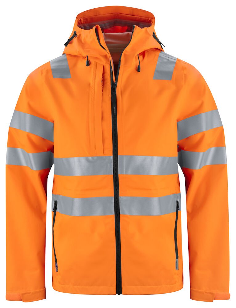 6450 RAIN JACKET Orange/blck - Suomen Brodeeraus