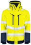 6453 Padded Jacket Yellow/Navy - Suomen Brodeeraus