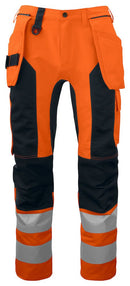 6513 PANTS HV Orange/blck - Suomen Brodeeraus