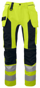 6513 PANTS HV Yellow/Bl - Suomen Brodeeraus