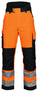 6514 PADDED PANTS HV ORANGE/BLCK - Suomen Brodeeraus