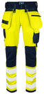 6573 WAISTPANT STRETCH EN ISO 20471 CLA Yellow - Suomen Brodeeraus