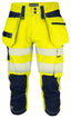 6577 PIRATE PANTS EN ISO 20471 CLASS Yellow - Suomen Brodeeraus