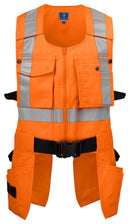 6704 VEST HV orange - Suomen Brodeeraus