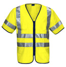 6707 VEST HV CL3 Yellow - Suomen Brodeeraus