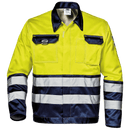 VELVET COLOR short jacket GIALLO HV/BLU