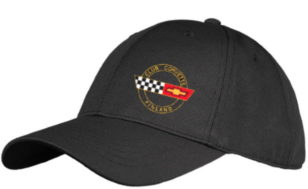 CORVETTE GOLF RPET lippalakki musta