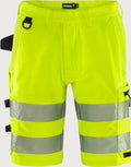 High vis Green stretch shortsit lk 2 2648 GSTP Neonkeltainen