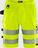High vis Green stretch shortsit lk 2 2648 GSTP Neonkeltainen