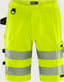 High vis Green stretch shortsit lk 2 2648 GSTP Neonkeltainen