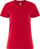 Acode heavy t - paita naisten 1917 HSJ Punainen - Suomen Brodeeraus