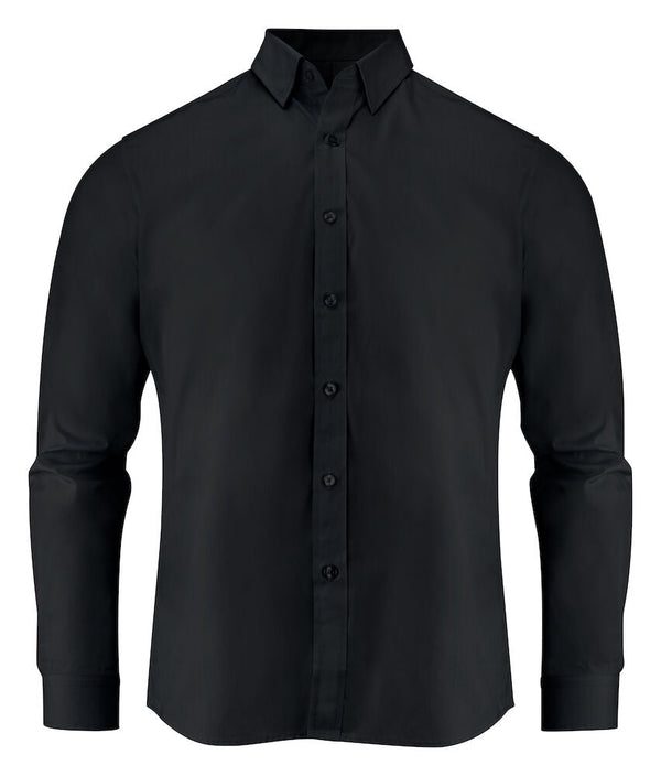 ACTON BUSINESS SHIRT BLACK 3XL - Suomen Brodeeraus