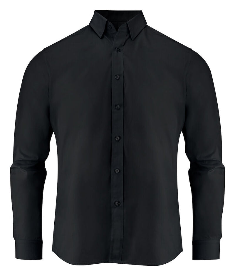 ACTON BUSINESS SHIRT BLACK 3XL - Suomen Brodeeraus
